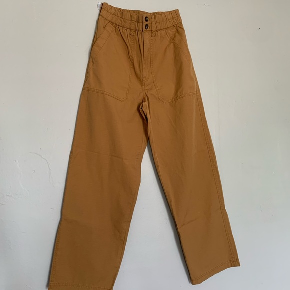 Madewell Ripstop Pull-On Straight Cargo Pants XS - Picture 1 of 7